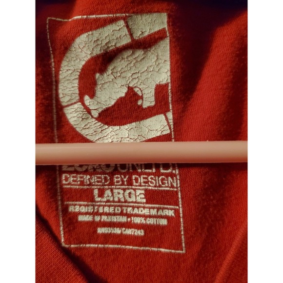 echo unltd Deep Red V NECK Large - Picture 6 of 6